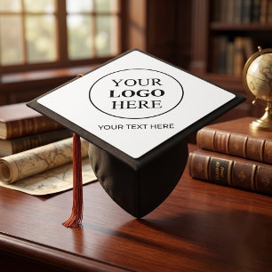 Custom Promotional Logo – No Minimum Order Graduation Cap Topper
