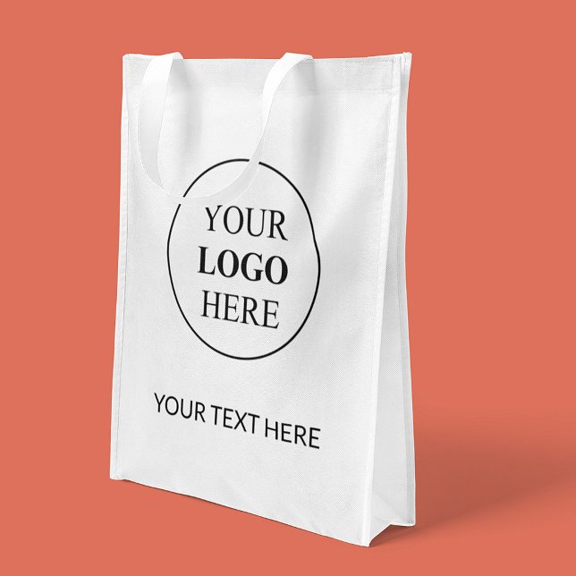 Custom Promotional Logo – No Minimum Order Grocery Bag (Creator Uploaded)