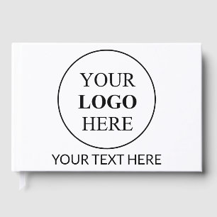 Custom Promotional Logo – No Minimum Order Guest Book