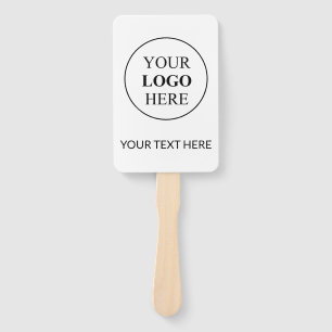 Custom Promotional Logo – No Minimum Order Hand Fan
