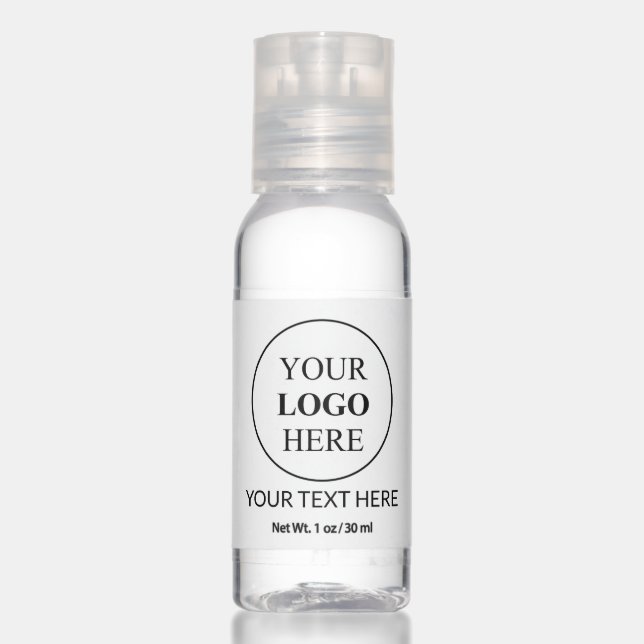 Custom Promotional Logo – No Minimum Order Hand Sanitizer (Front)