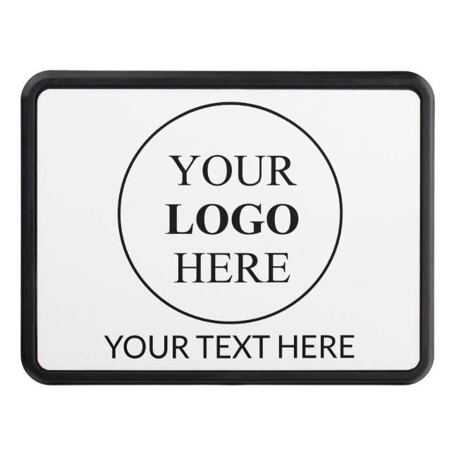 Custom Promotional Logo – No Minimum Order Hitch Cover (Front)