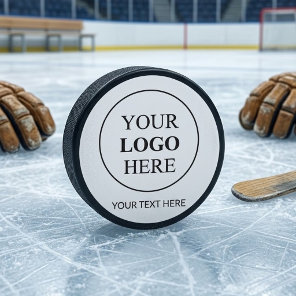 Custom Promotional Logo – No Minimum Order Hockey Puck