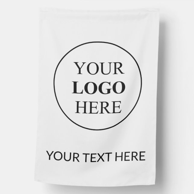 Custom Promotional Logo – No Minimum Order House Flag (Front)
