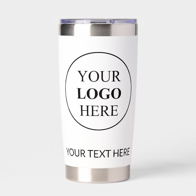 Custom Promotional Logo – No Minimum Order Insulated Tumbler (Front)