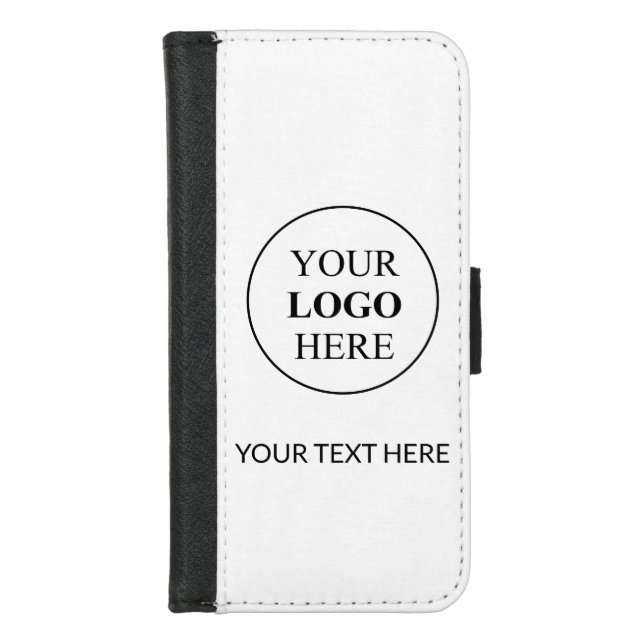 Custom Promotional Logo – No Minimum Order iPhone Wallet Case (Front)
