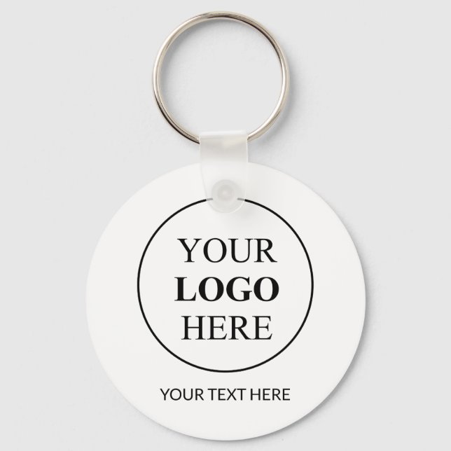 Custom Promotional Logo – No Minimum Order Keychain (Front)