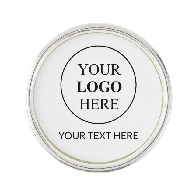 Custom Promotional Logo – No Minimum Order Lapel Pin (Front)