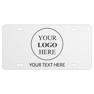 Custom Promotional Logo – No Minimum Order License Plate