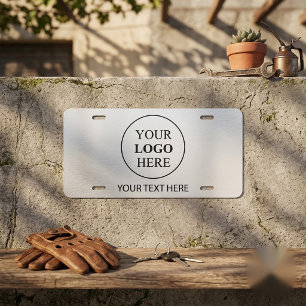 Custom Promotional Logo – No Minimum Order License Plate
