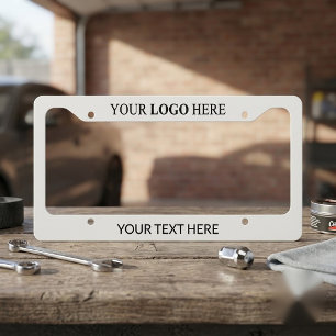 Custom Promotional Logo – No Minimum Order License Plate Frame