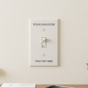 Custom Promotional Logo – No Minimum Order Light Switch Cover
