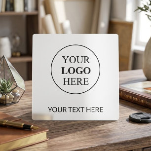 Custom Promotional Logo – No Minimum Order Metal Print