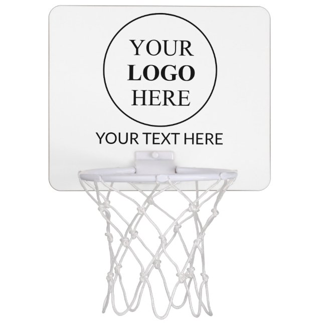 Custom Promotional Logo – No Minimum Order Mini Basketball Hoop (Front)