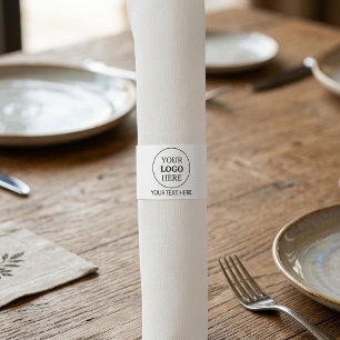 Custom Promotional Logo – No Minimum Order Napkin Bands