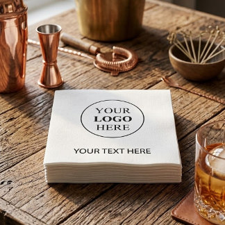 Custom Promotional Logo – No Minimum Order Napkins