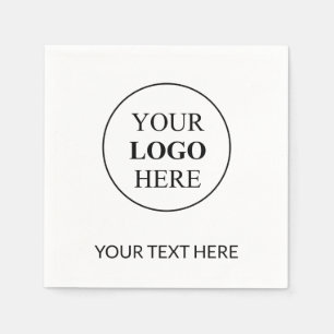 Custom Promotional Logo – No Minimum Order Napkins