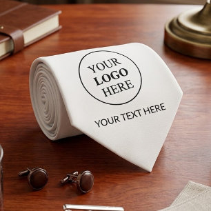 Custom Promotional Logo – No Minimum Order Neck Tie