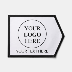 Custom Promotional Logo – No Minimum Order Pennant