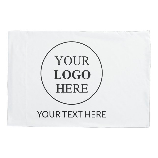 Custom Promotional Logo – No Minimum Order Pillow Case (Back)