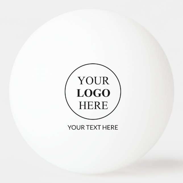 Custom Promotional Logo – No Minimum Order Ping Pong Ball (Front)
