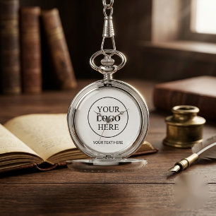 Custom Promotional Logo – No Minimum Order Pocket Watch