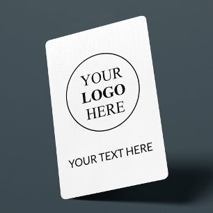 Custom Promotional Logo – No Minimum Order Poker Cards