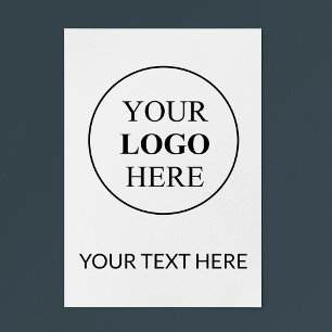 Custom Promotional Logo – No Minimum Order Poster