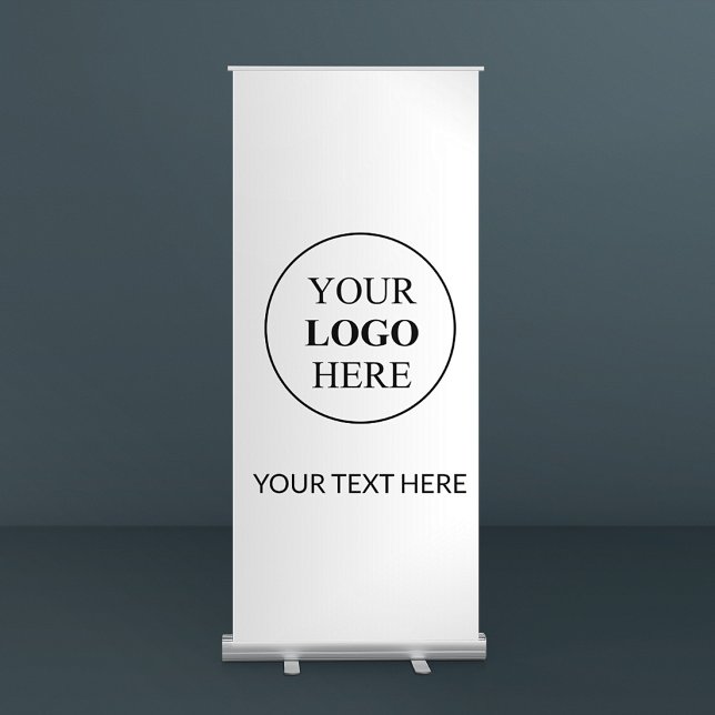 Custom Promotional Logo – No Minimum Order Retractable Banner (Creator Uploaded)