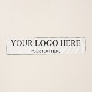 Custom Promotional Logo – No Minimum Order Scarf