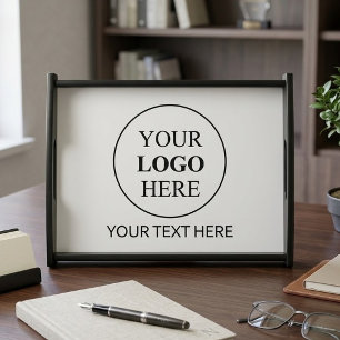 Custom Promotional Logo – No Minimum Order Serving Tray