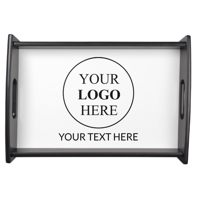 Custom Promotional Logo – No Minimum Order Serving Tray (Front)