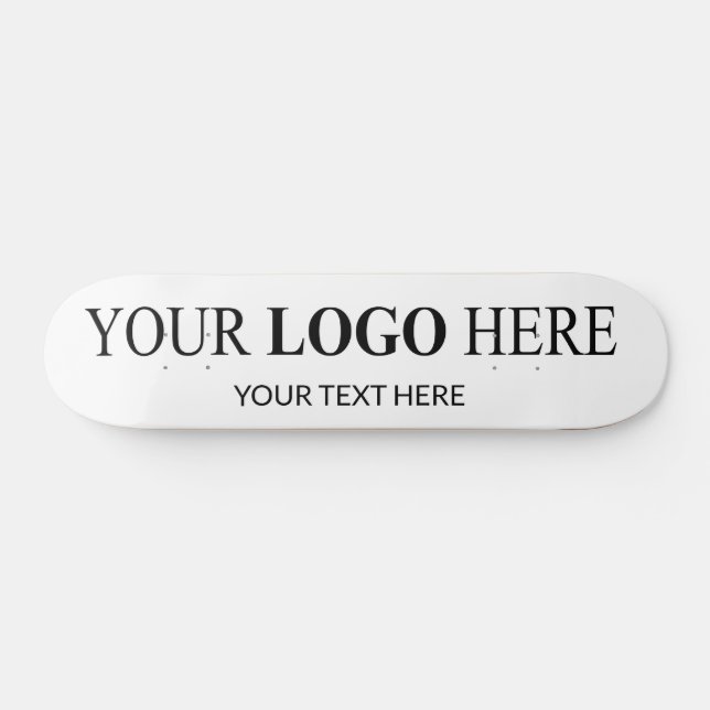 Custom Promotional Logo – No Minimum Order Skateboard (Horz)