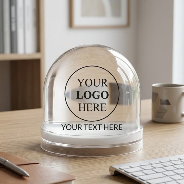 Custom Promotional Logo – No Minimum Order Snow Globe (Creator Uploaded)