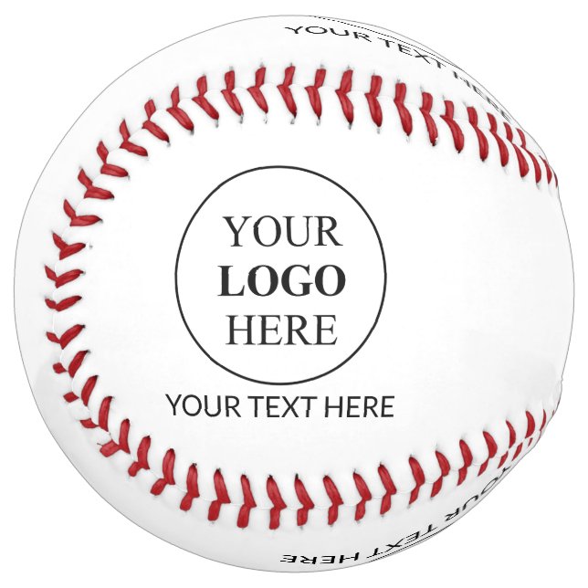 Custom Promotional Logo – No Minimum Order Softball (Front Left)