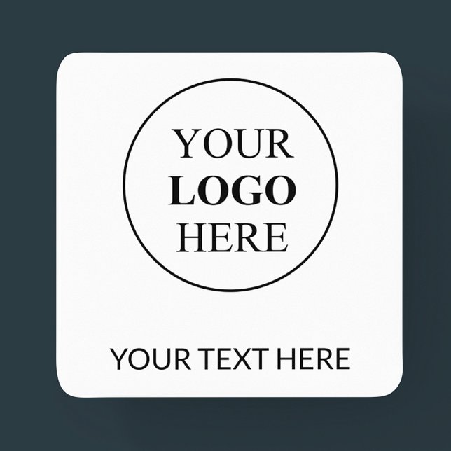 Custom Promotional Logo – No Minimum Order Square Paper Coaster (Creator Uploaded)