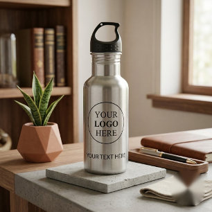 Custom Promotional Logo – No Minimum Order Stainless Steel Water Bottle