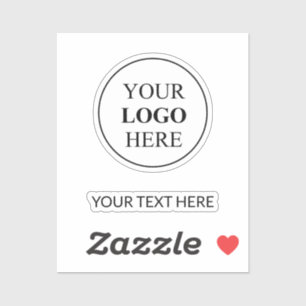 Custom Promotional Logo – No Minimum Order Sticker