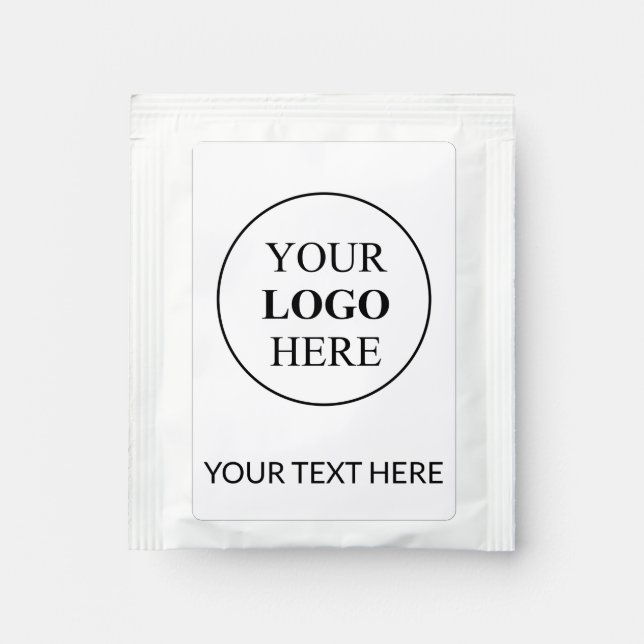 Custom Promotional Logo – No Minimum Order Tea Bag Drink Mix (Front)