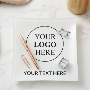 Custom Promotional Logo – No Minimum Order Trinket Tray
