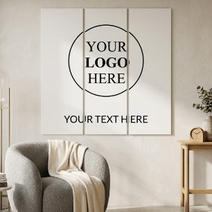 Custom Promotional Logo – No Minimum Order Triptych