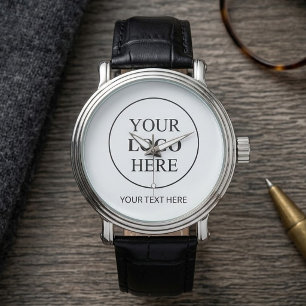 Custom Promotional Logo – No Minimum Order Watch