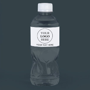 Custom Promotional Logo – No Minimum Order Water Bottle Label