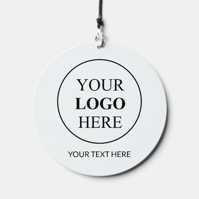 Custom Promotional Logo – No Minimum Order Wind Chime (Front)