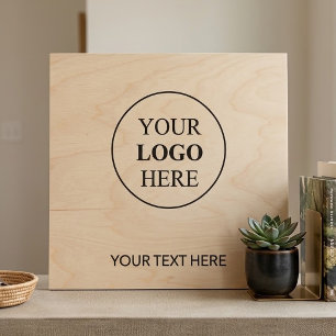 Custom Promotional Logo – No Minimum Order Wood Wall Art