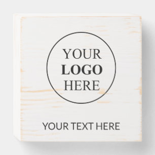 Custom Promotional Logo – No Minimum Order Wooden Box Sign