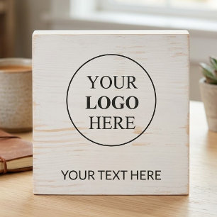 Custom Promotional Logo – No Minimum Order Wooden Box Sign