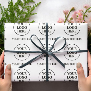 Custom Promotional Logo – No Minimum Order Wrapping Paper