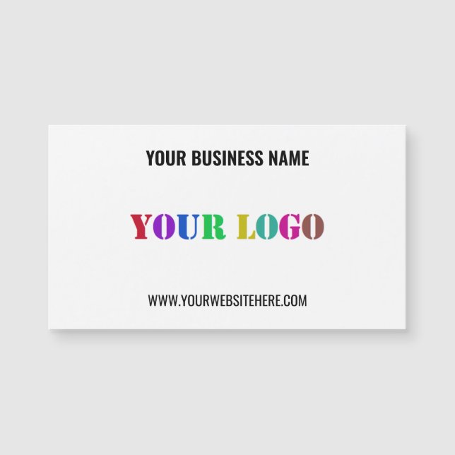 Custom Promotional Magnetic Business Card Template (Front)
