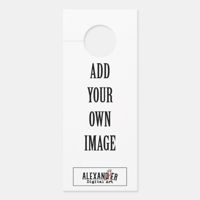 Custom Promotional or Party Favor Door Hanger (Front)